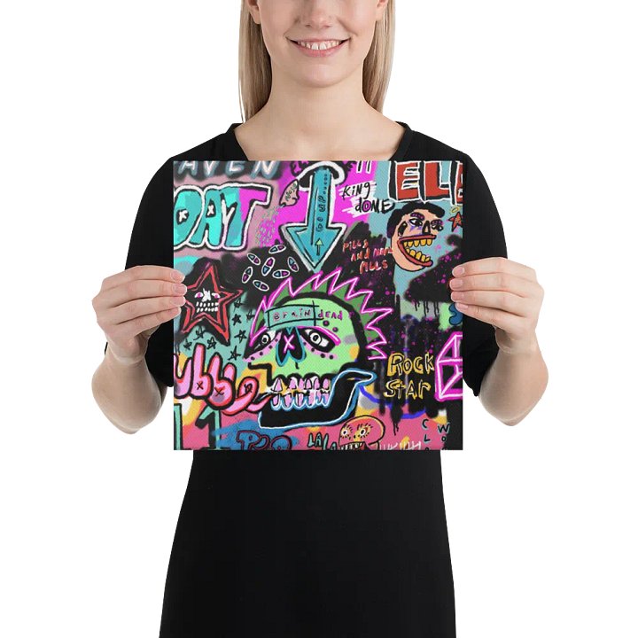 Graffiti Brain (Canvas) by Ross Pino product image (2)