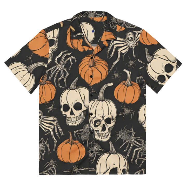 Spooky Paradise Hawaiian Shirt product image (2)