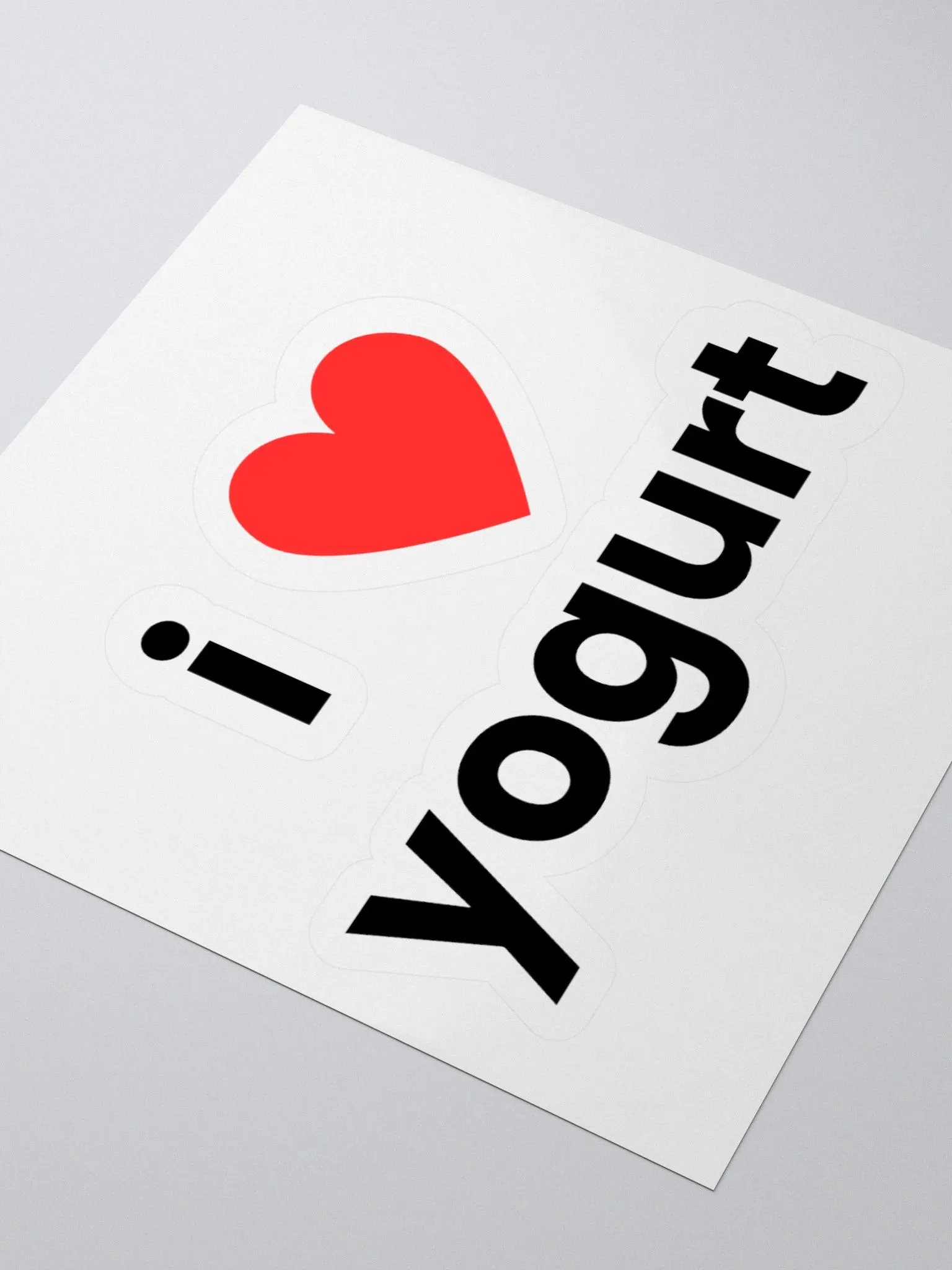 "i ❤ yogurt" sticker product image (3)