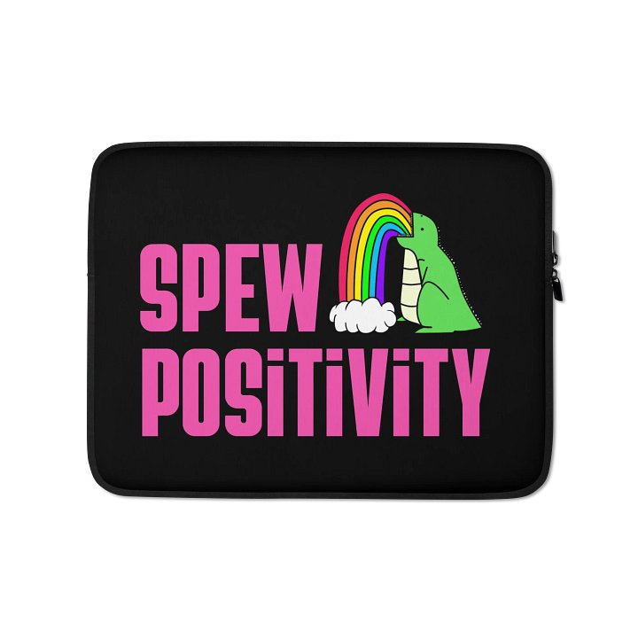 Spew Positivity Laptop Sleeve product image (1)