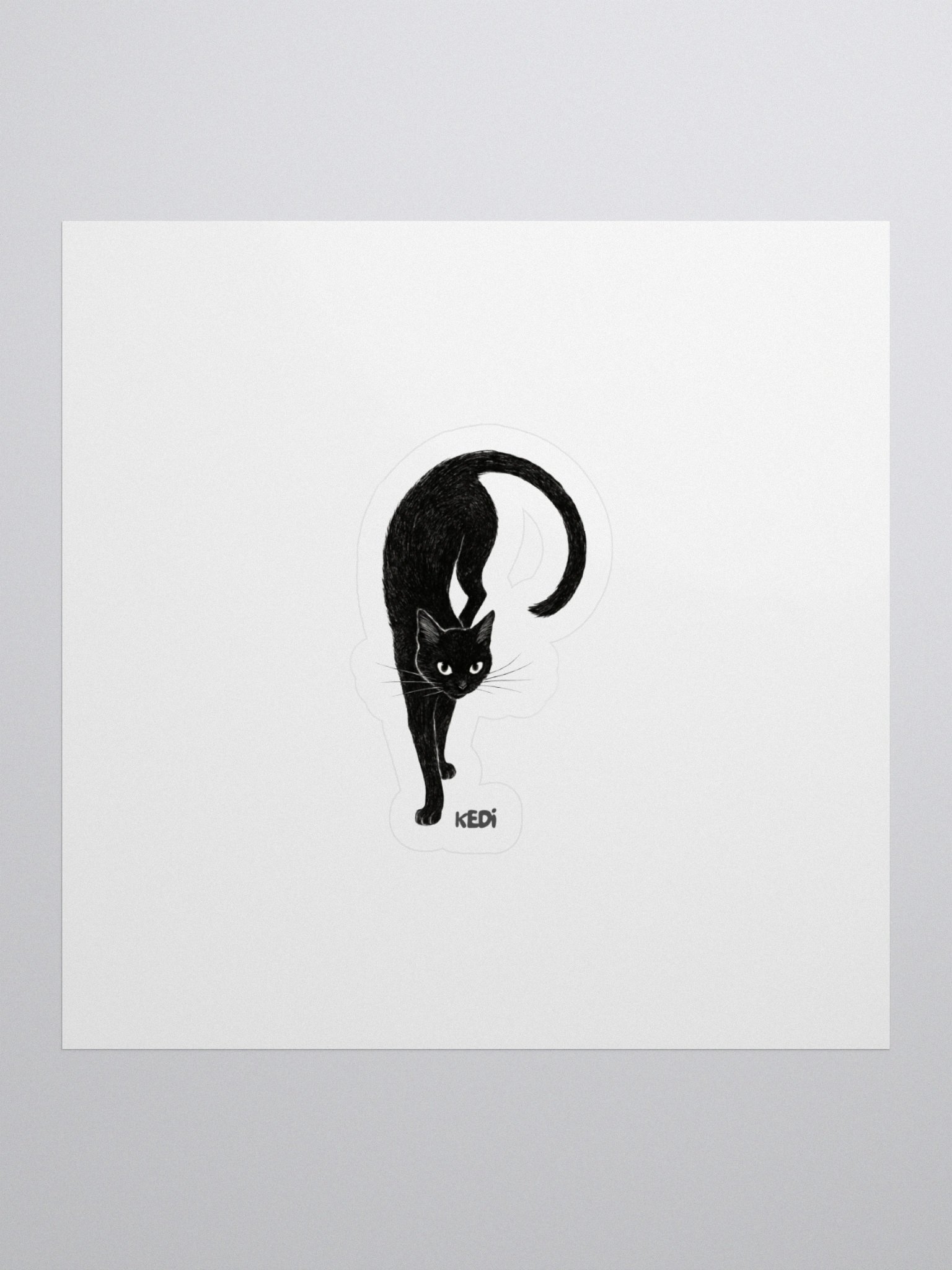 Mystic Feline Art Kiss-Cut Stickers product image (1)