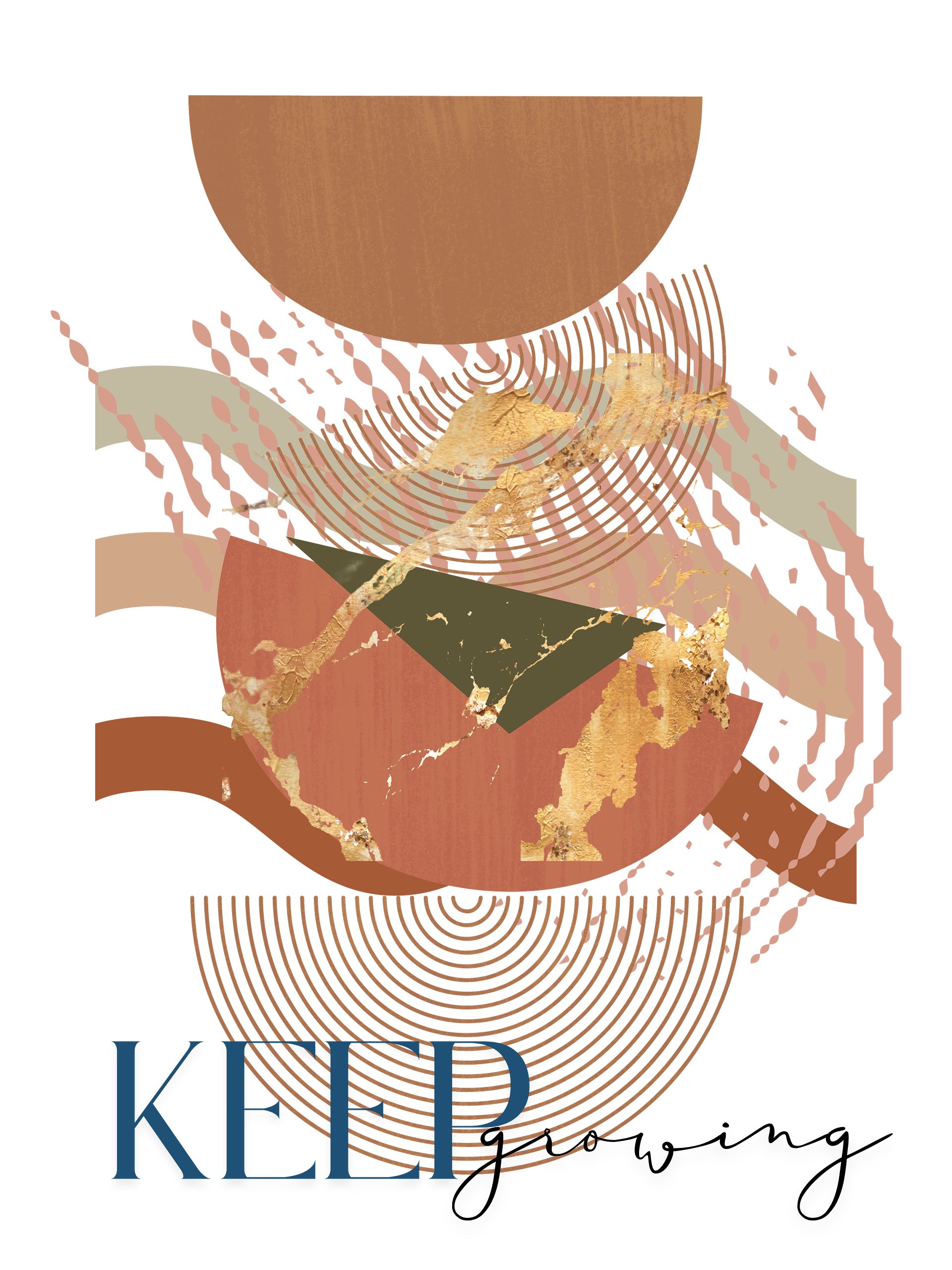 'Keep Growing' Abstract Print #3 product image (2)