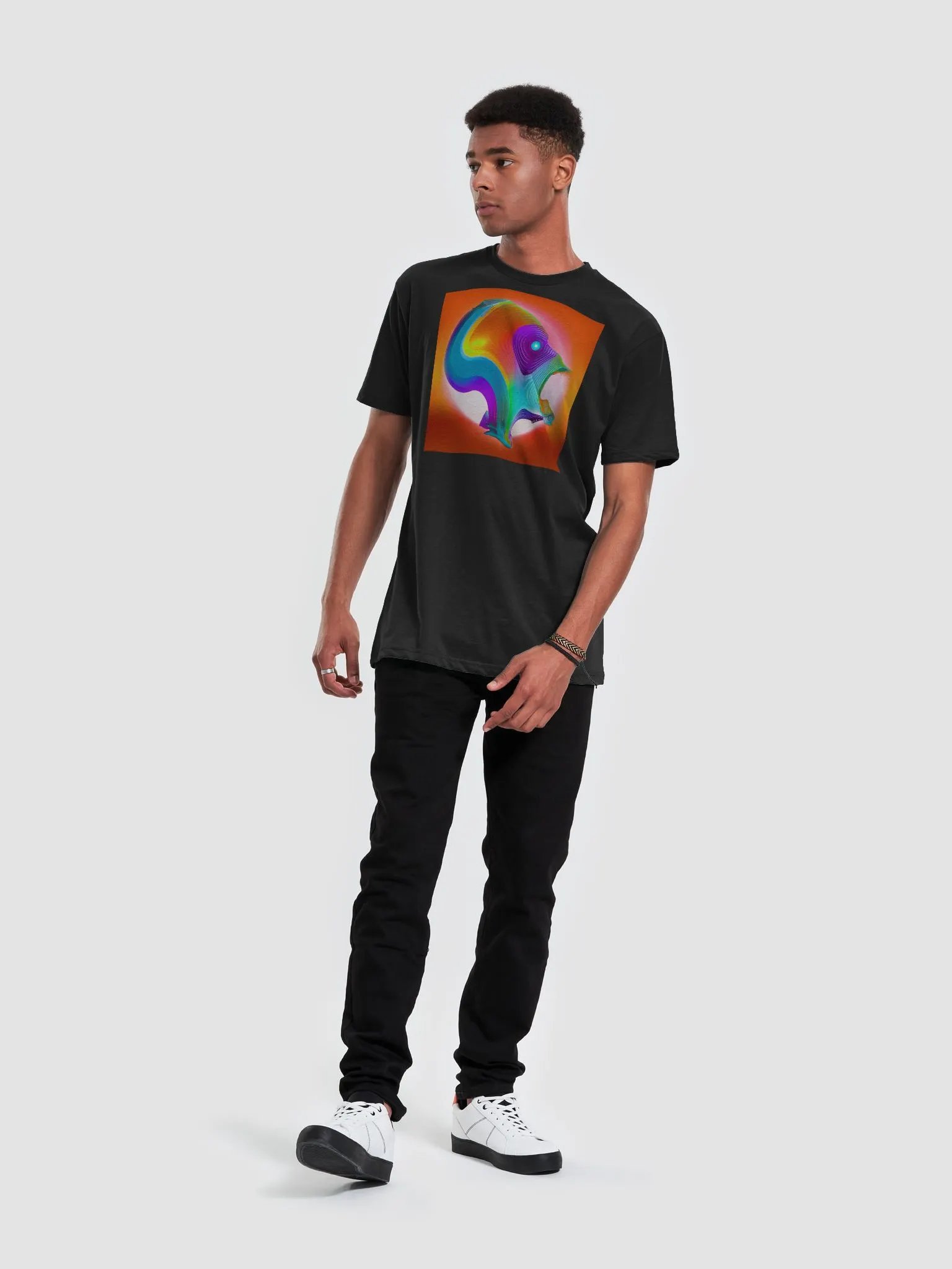 Ancestral Harmonies Algorithmic Art T-SHIRT product image (3)