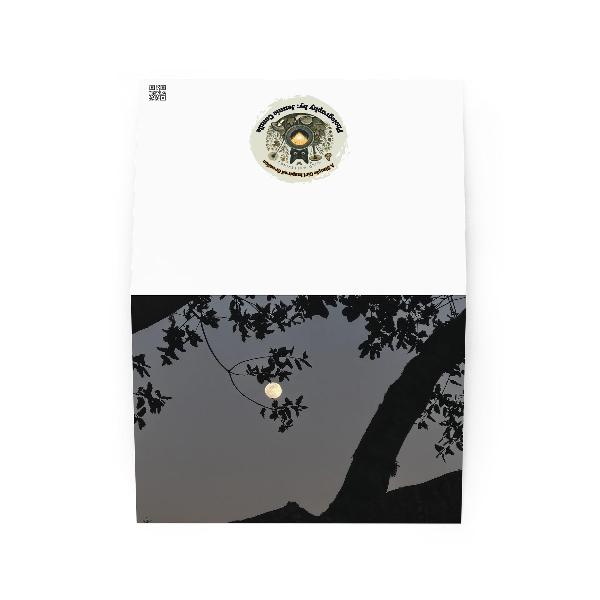 Moonlit Tree Greeting Card product image (2)