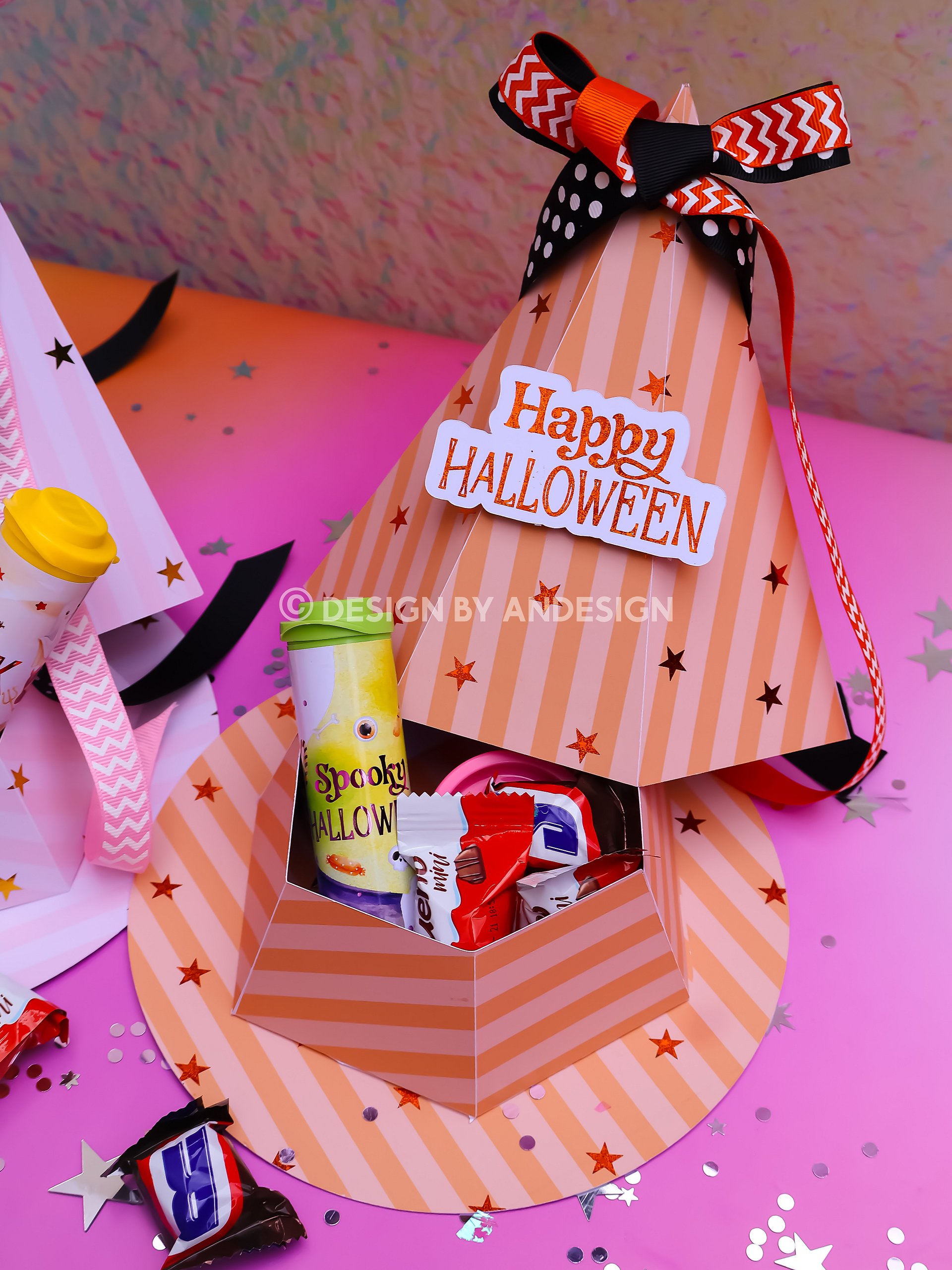 TEMPLATE CAJA GORRO BRUJA product image (5)