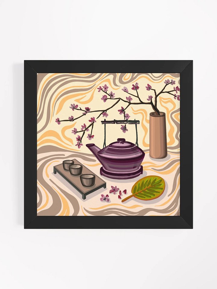 Serene Tea Time Framed Poster - Coffee Shop No. 5 product image (4)
