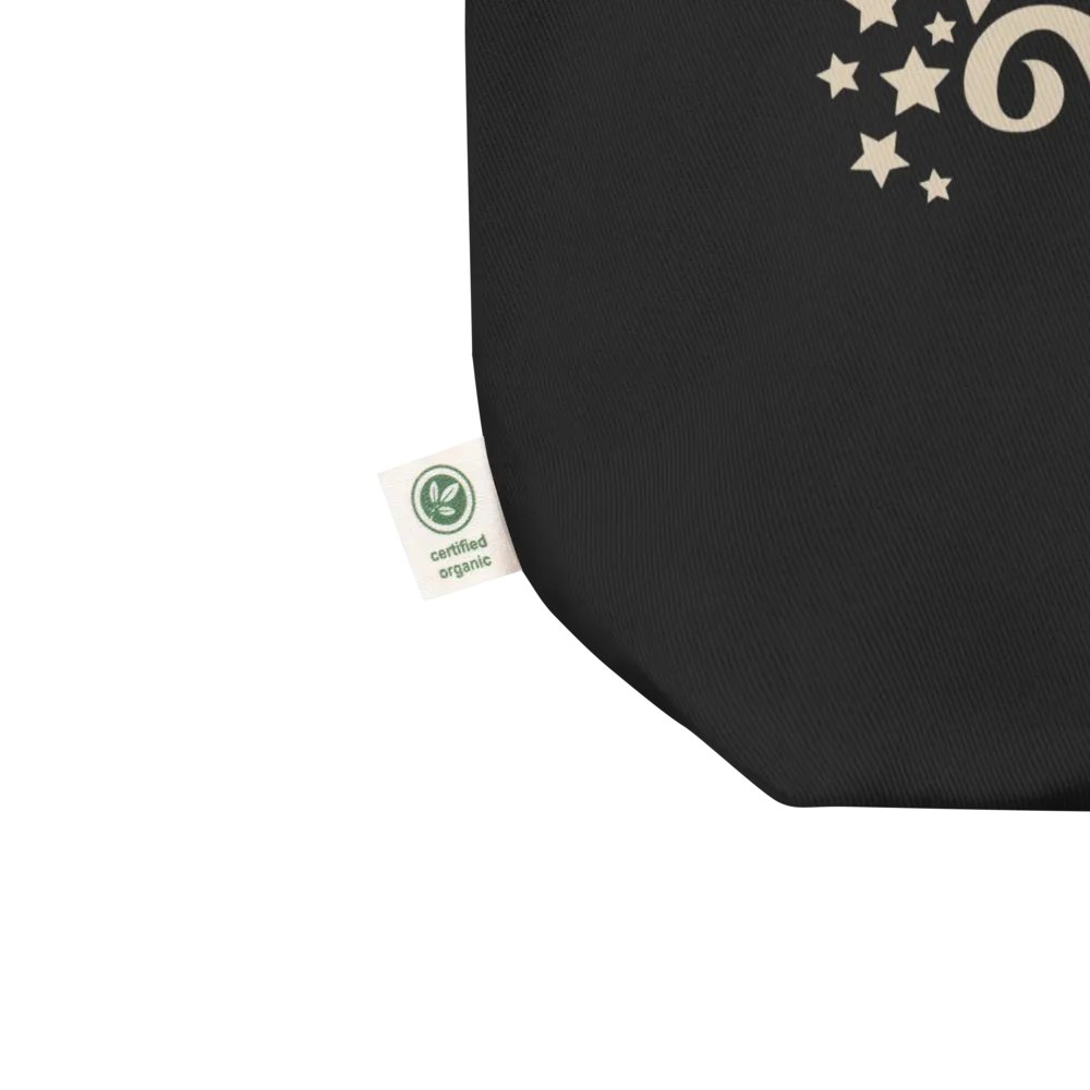 Cosy Vibes Eco Cotton Tote Bag - Black product image (3)