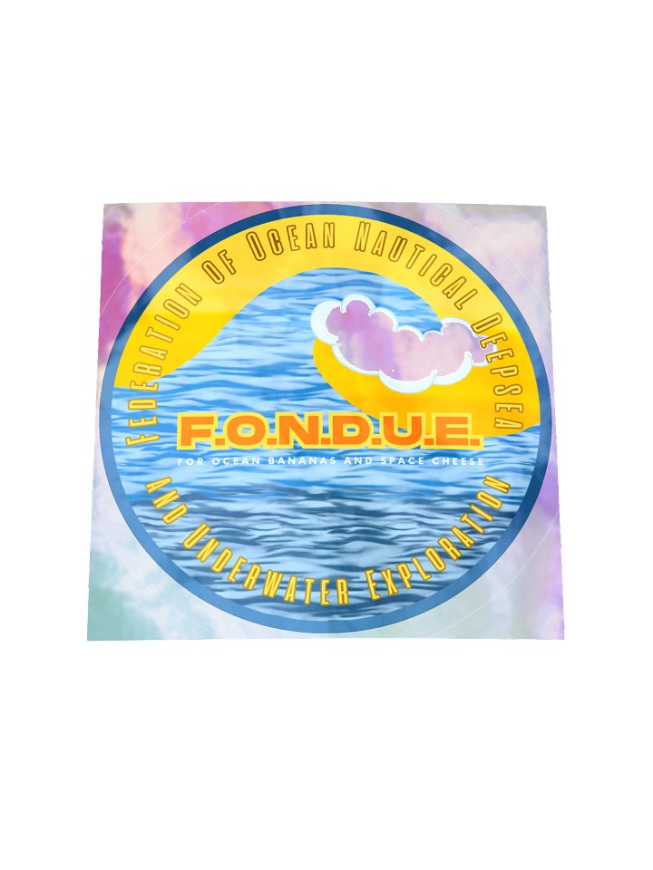 F.O.N.D.U.E. Shiny Mission Sticker product image (1)