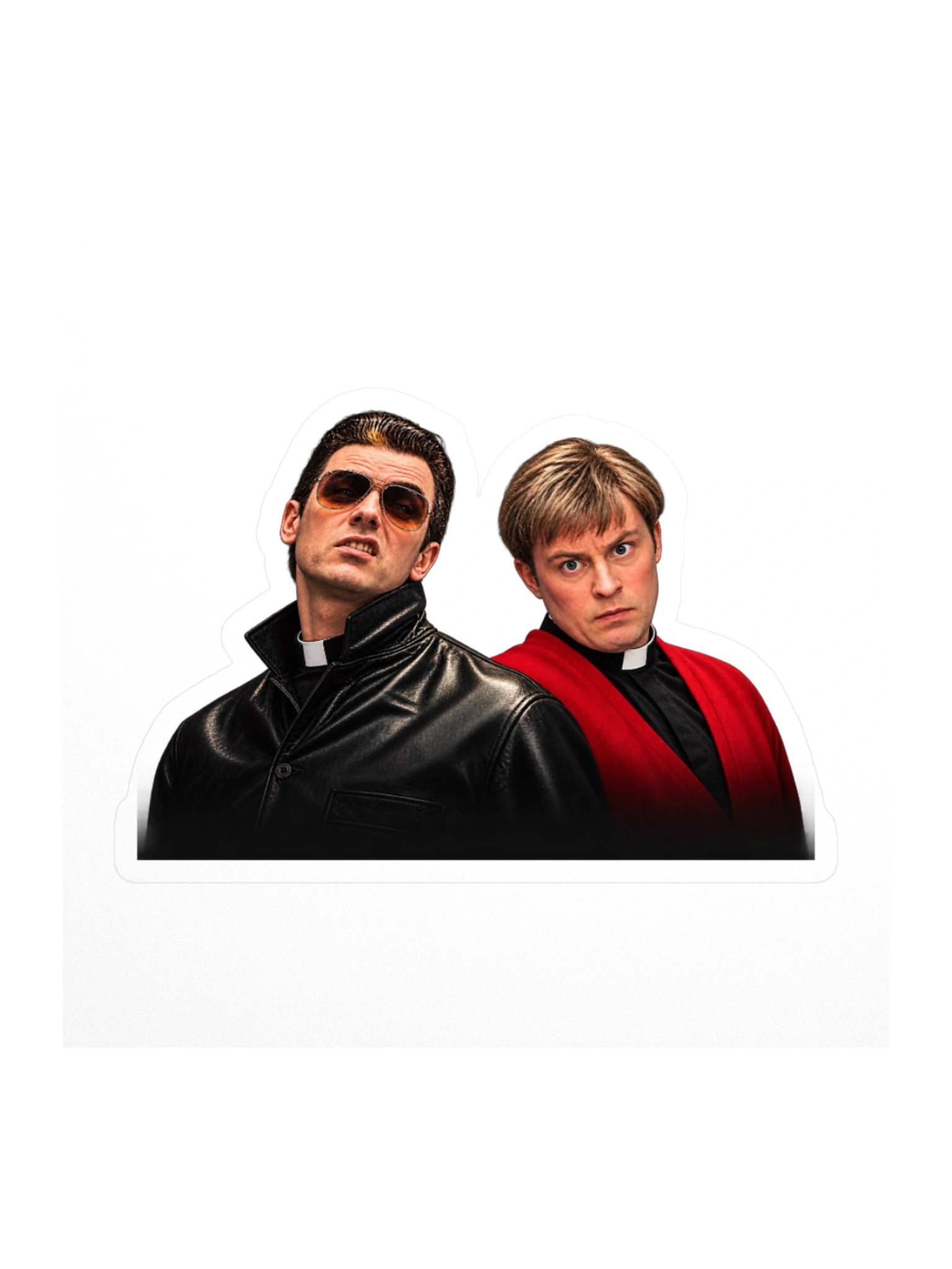 Two Priests Sticker | 90s Irish Comedy Inspired Vinyl Sticker product image (2)