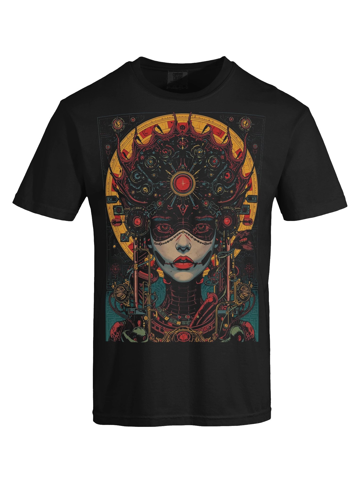 Cyber Oracle Retro-Futurist Heavyweight T-Shirt product image (2)