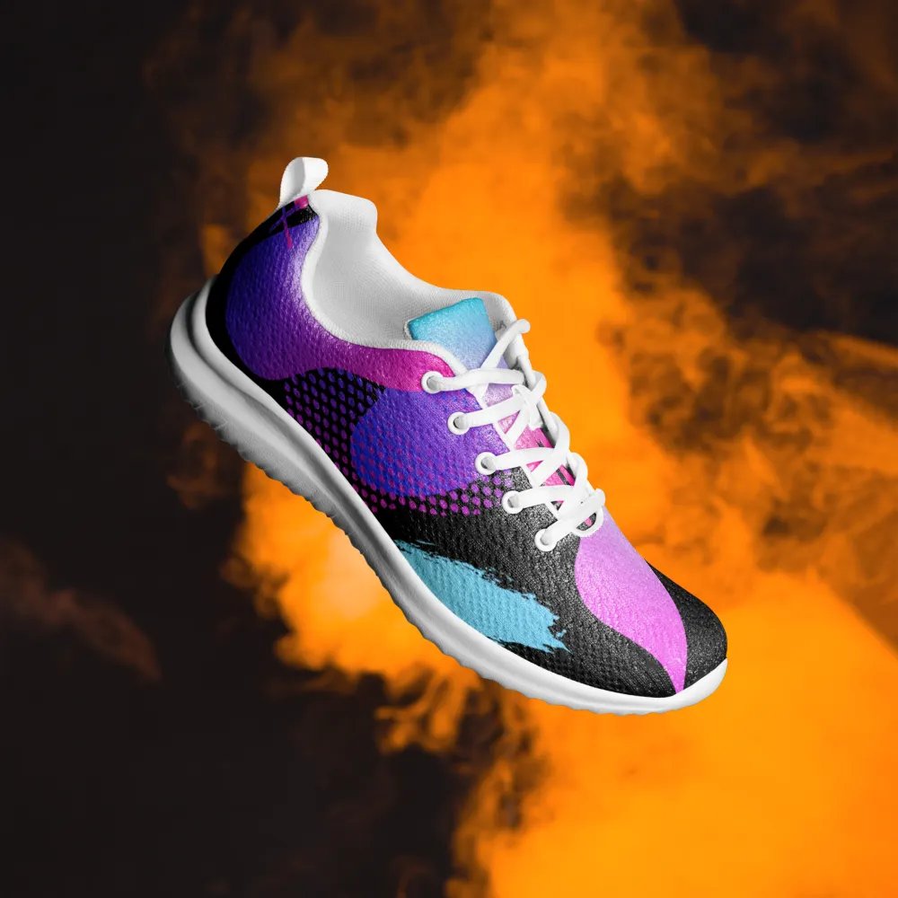90's Pattern Vibrant Stride Men's Sneakers product image (12)