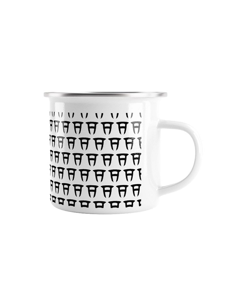 Emblem Pattern Enamel Mug product image (1)