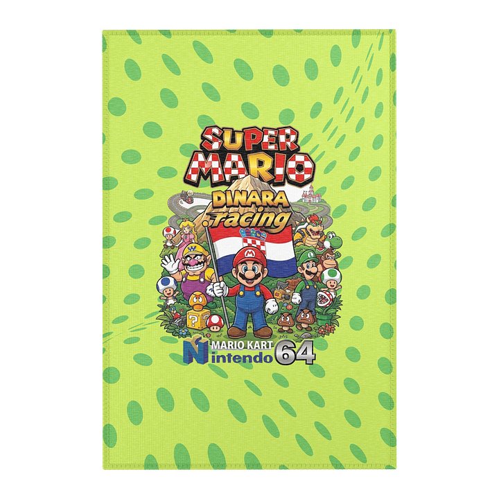 Super Mario Dinara Racing Area Rug product image (1)