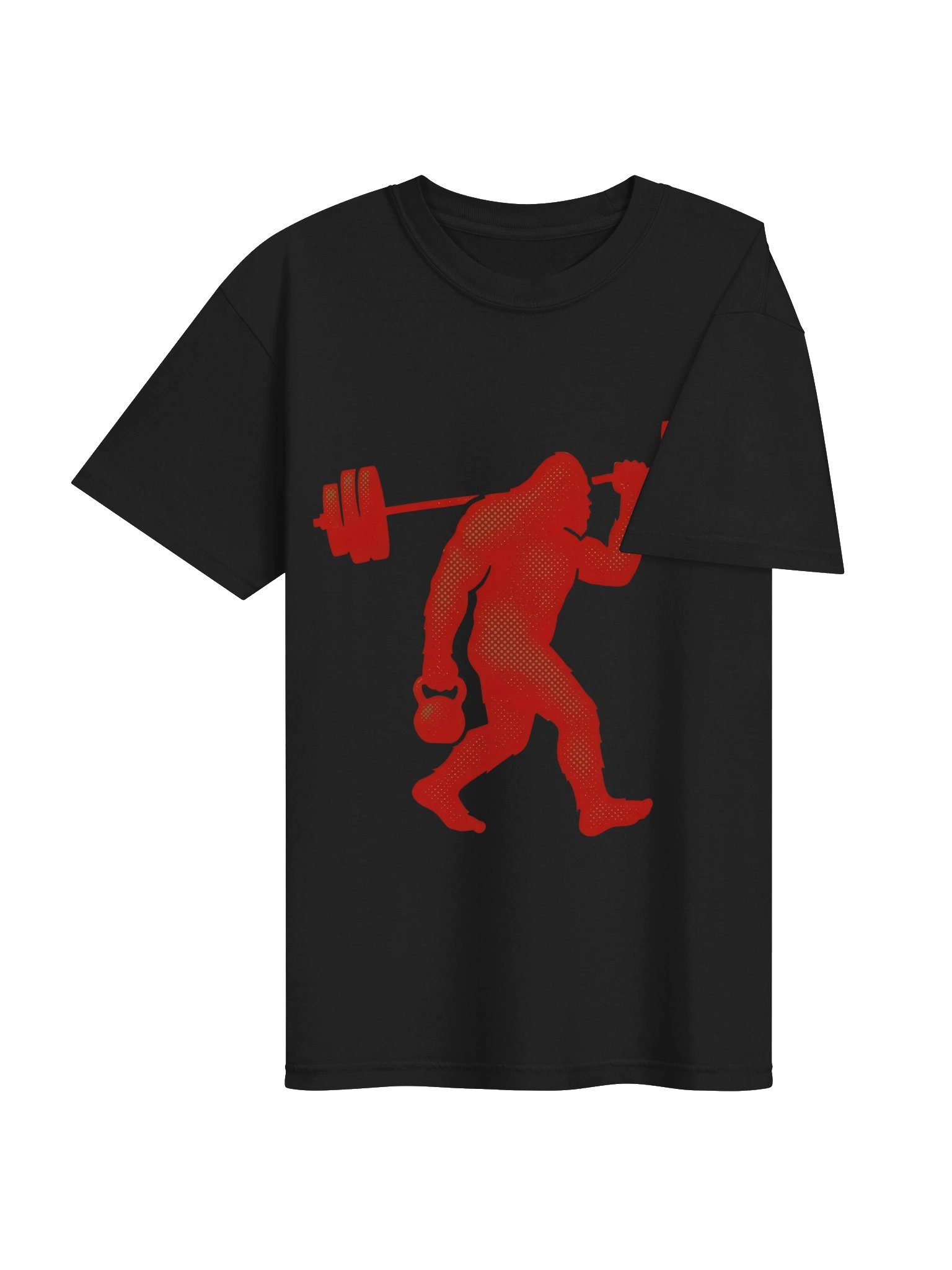 Sasquatch Strength Gym T-Shirt | Bigfoot Weightlifting Silhouette Tee product image (13)