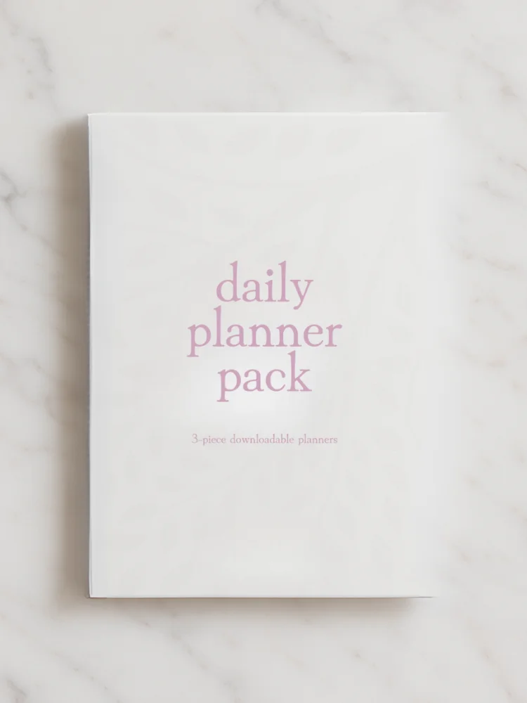 Root & Ritu Daily Planner Pack | 3 Printable Planning Pages for Wellness, Manifestation & Reflection product image (1)