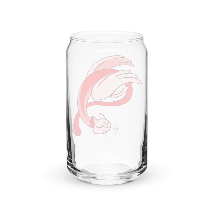 Calming Red Cat-Owl Can-Shaped Glass product image (2)