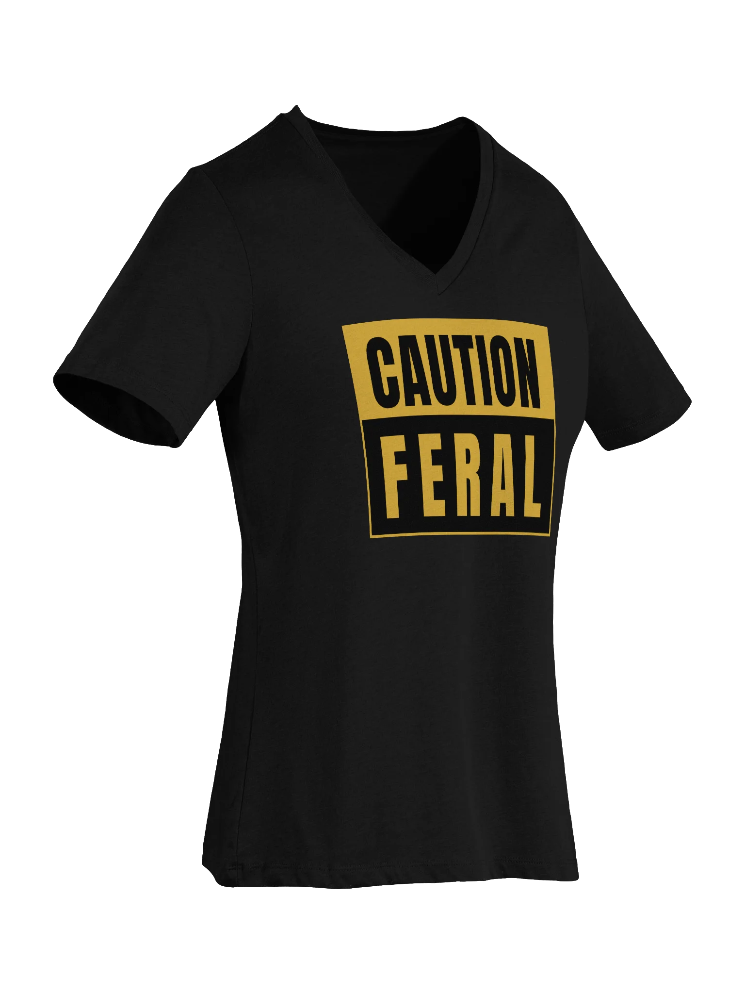 Caution Feral V-Neck Tee product image (31)