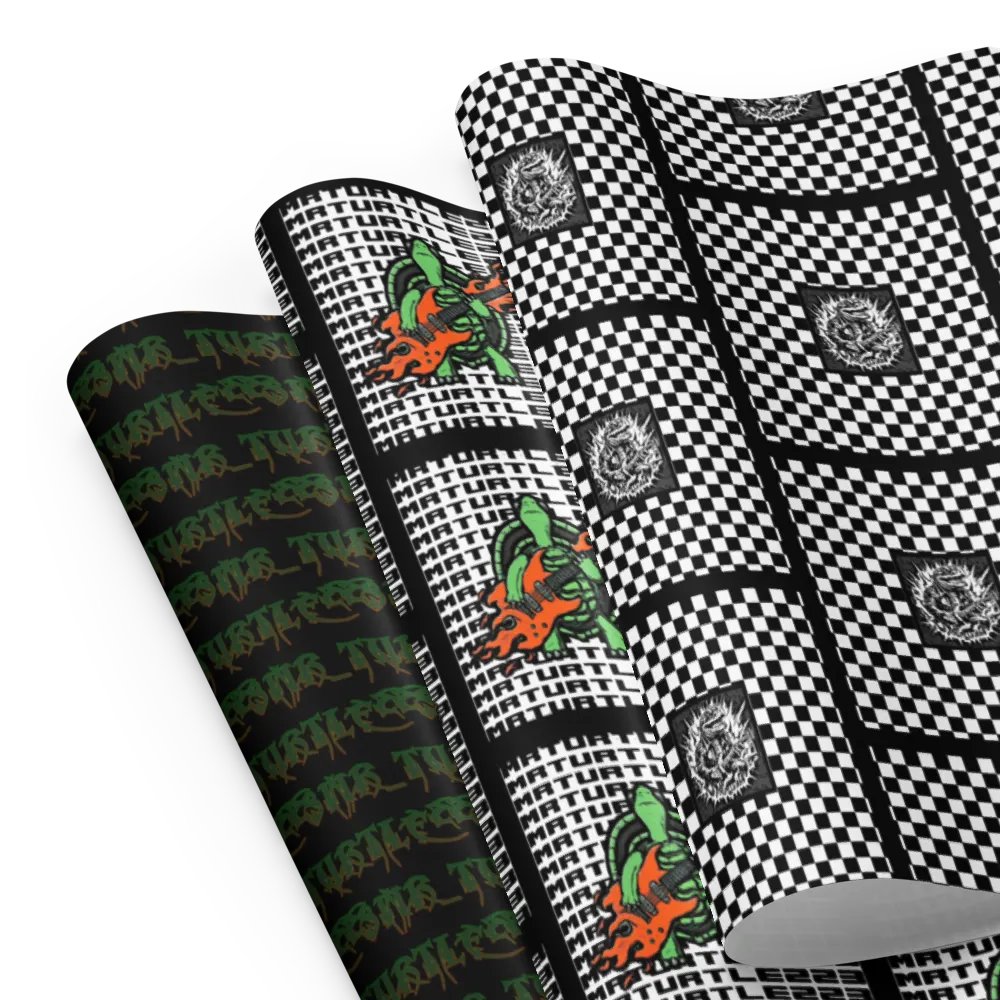 Mr turtle logo wrapping paper product image (8)