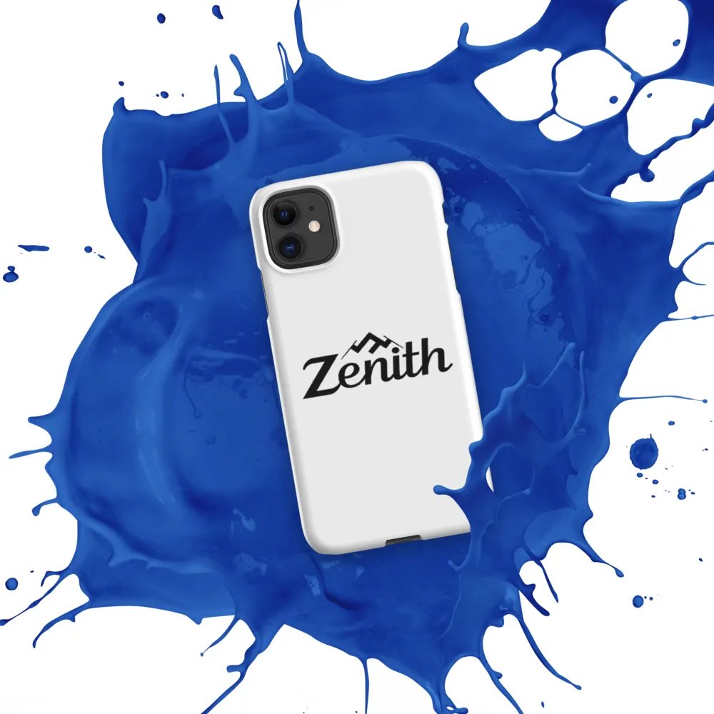 TDS Music Zenith iPhone Case - Glossy White with Mountain Peak Design product image (11)