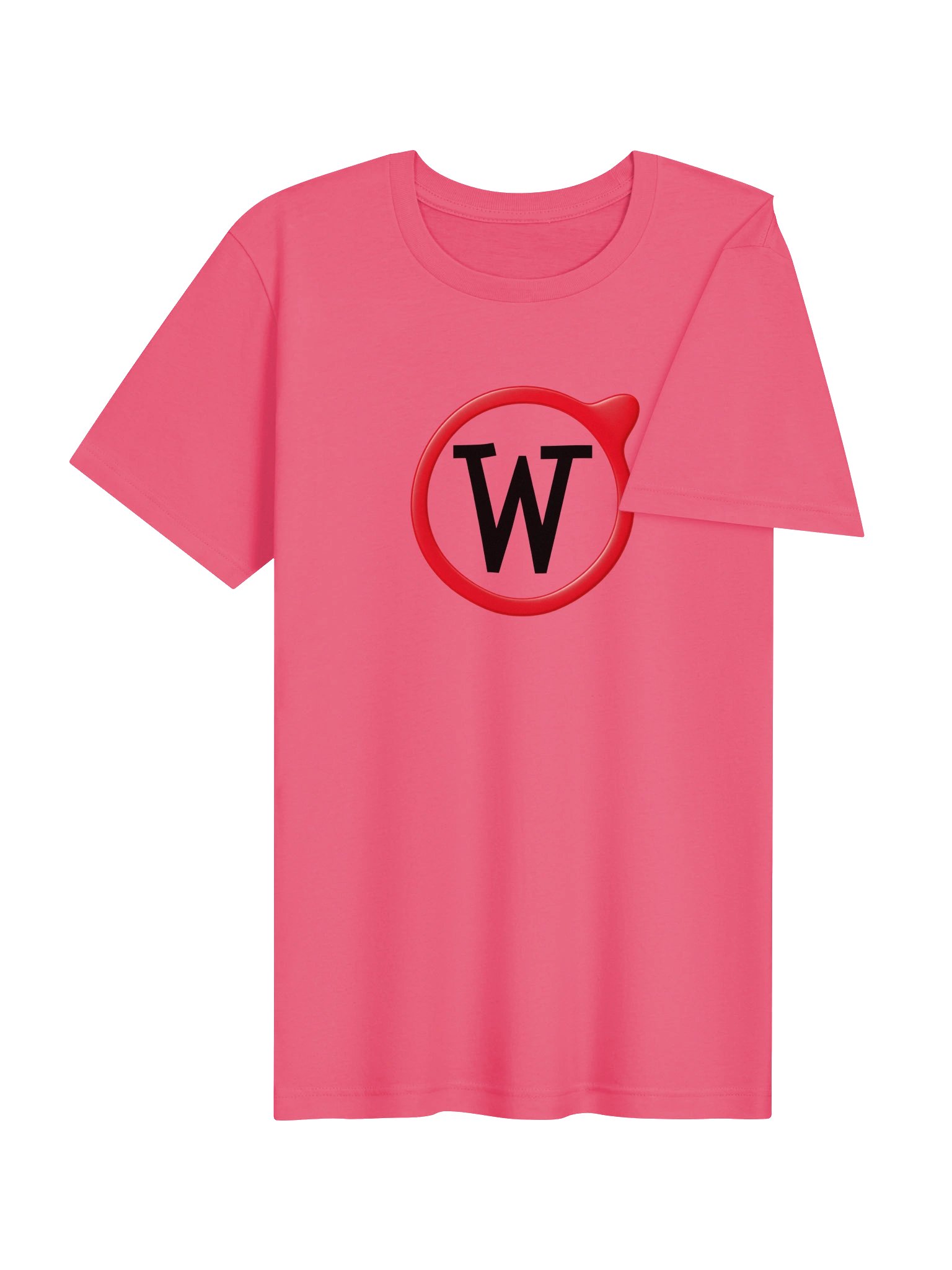 the striking Weckipedia logo on a supersoft t-shirt - pink product image (4)