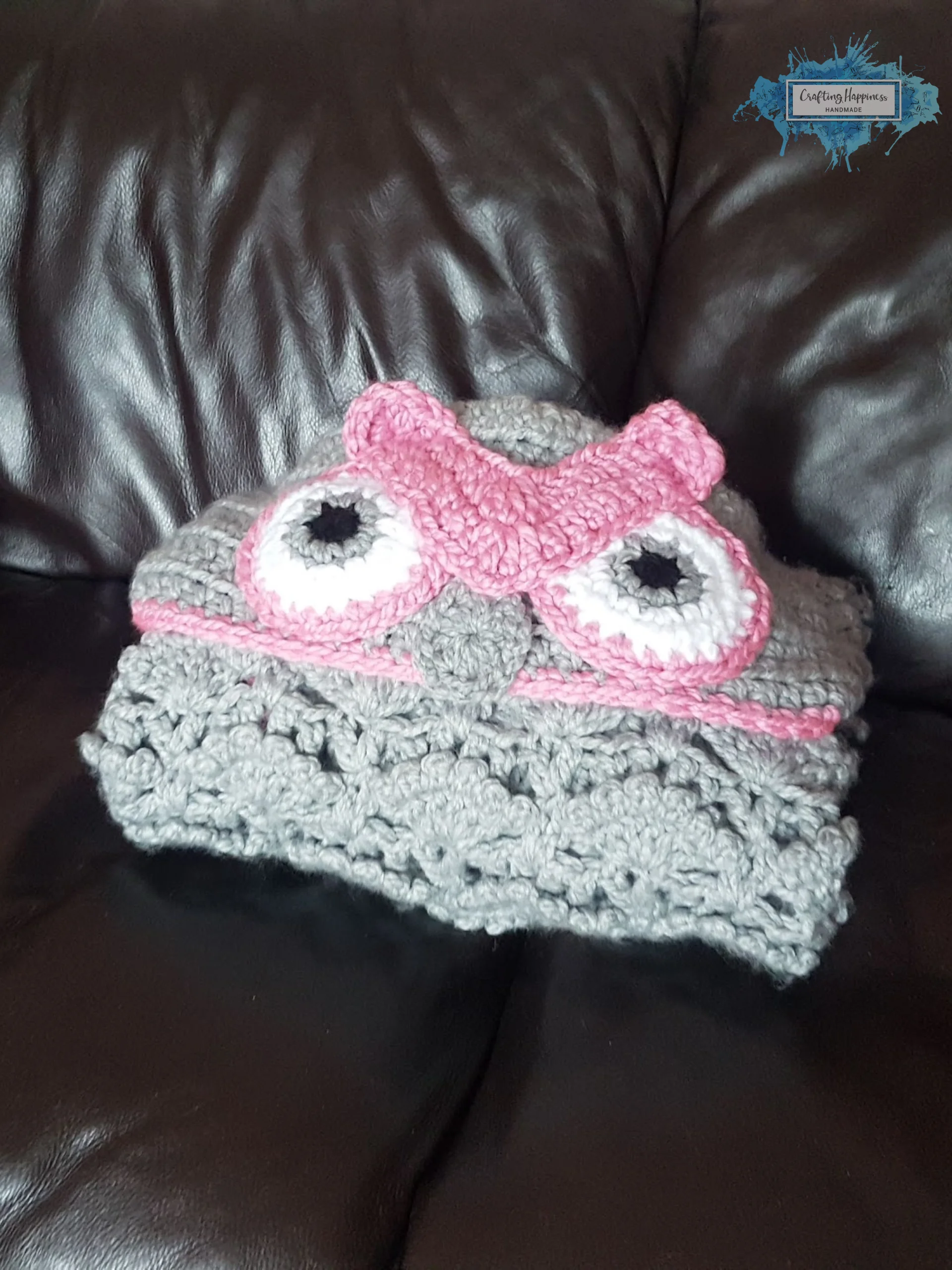 Crochet Owl Hooded Blanket PATTERN – Child & Adult Sizes (US Terms) product image (2)