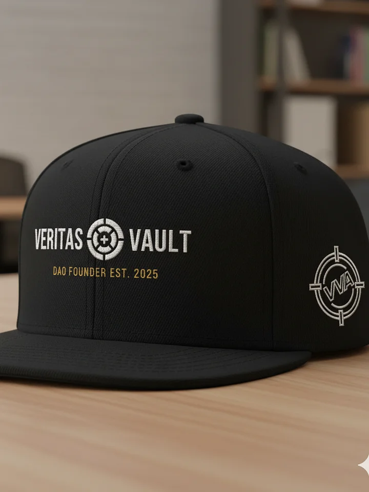 DAO Founders Hat - Flatbill Black, LE product image (1)