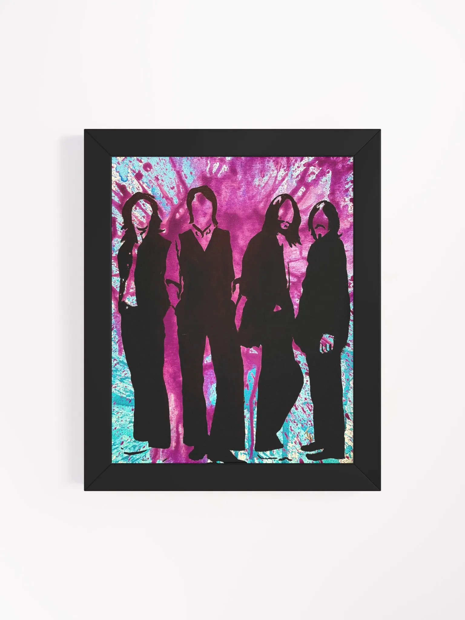 Four Brits Silhouette Splatter Print product image (38)