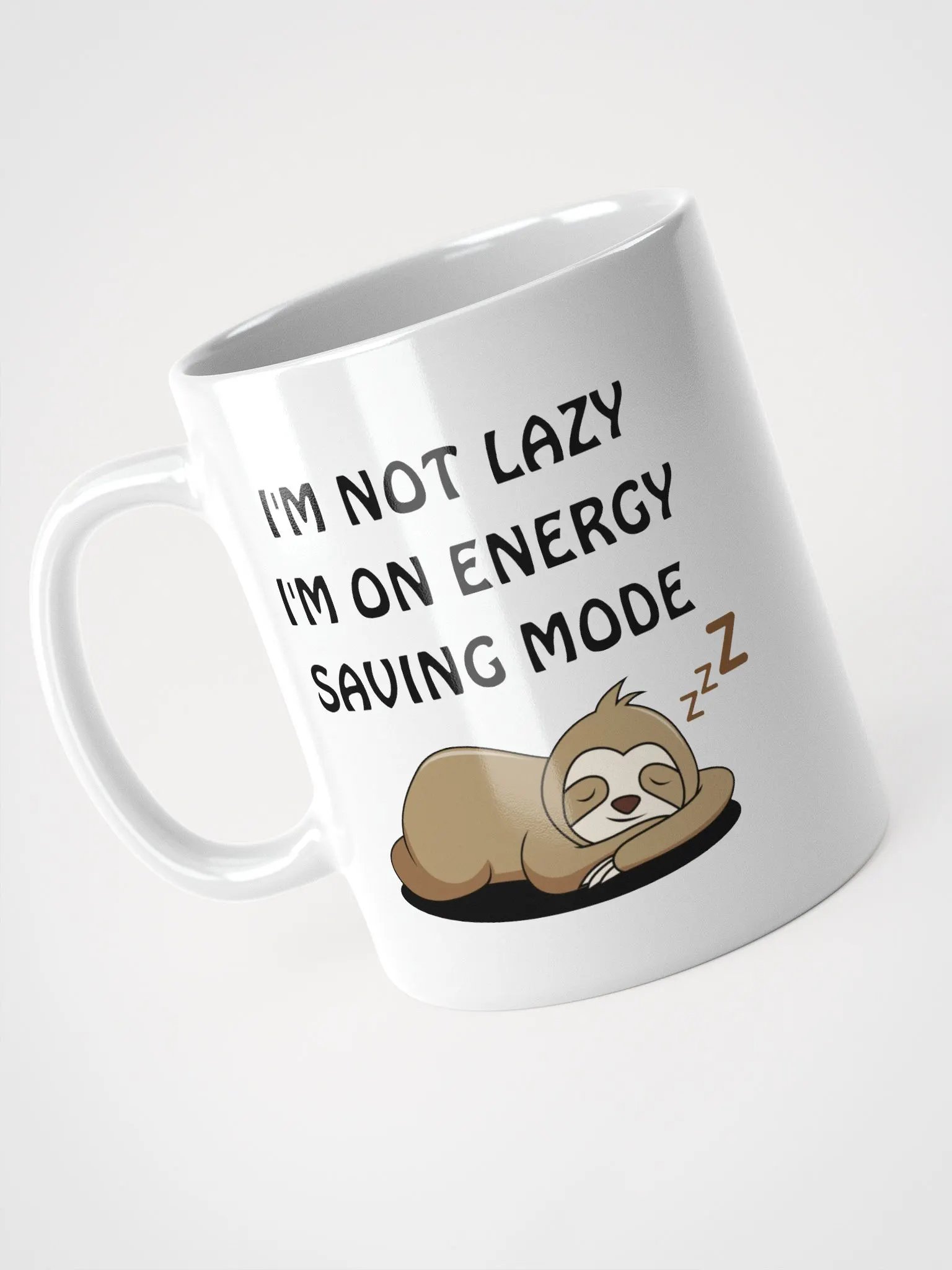 Energy Saving Mode Sloth Mug product image (3)