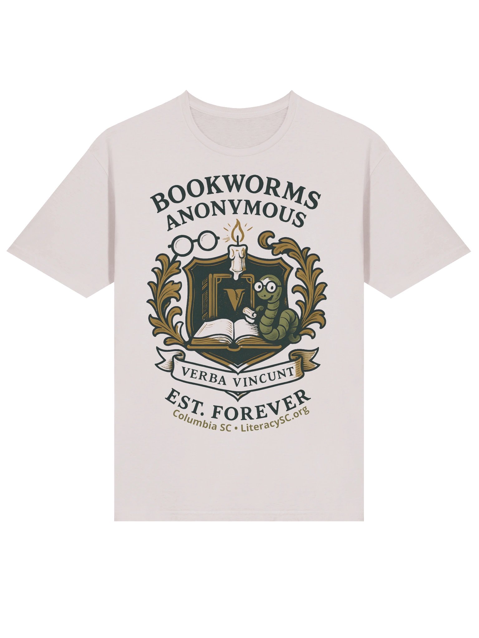 Bookworms Anonymous Heritage Tee product image (5)