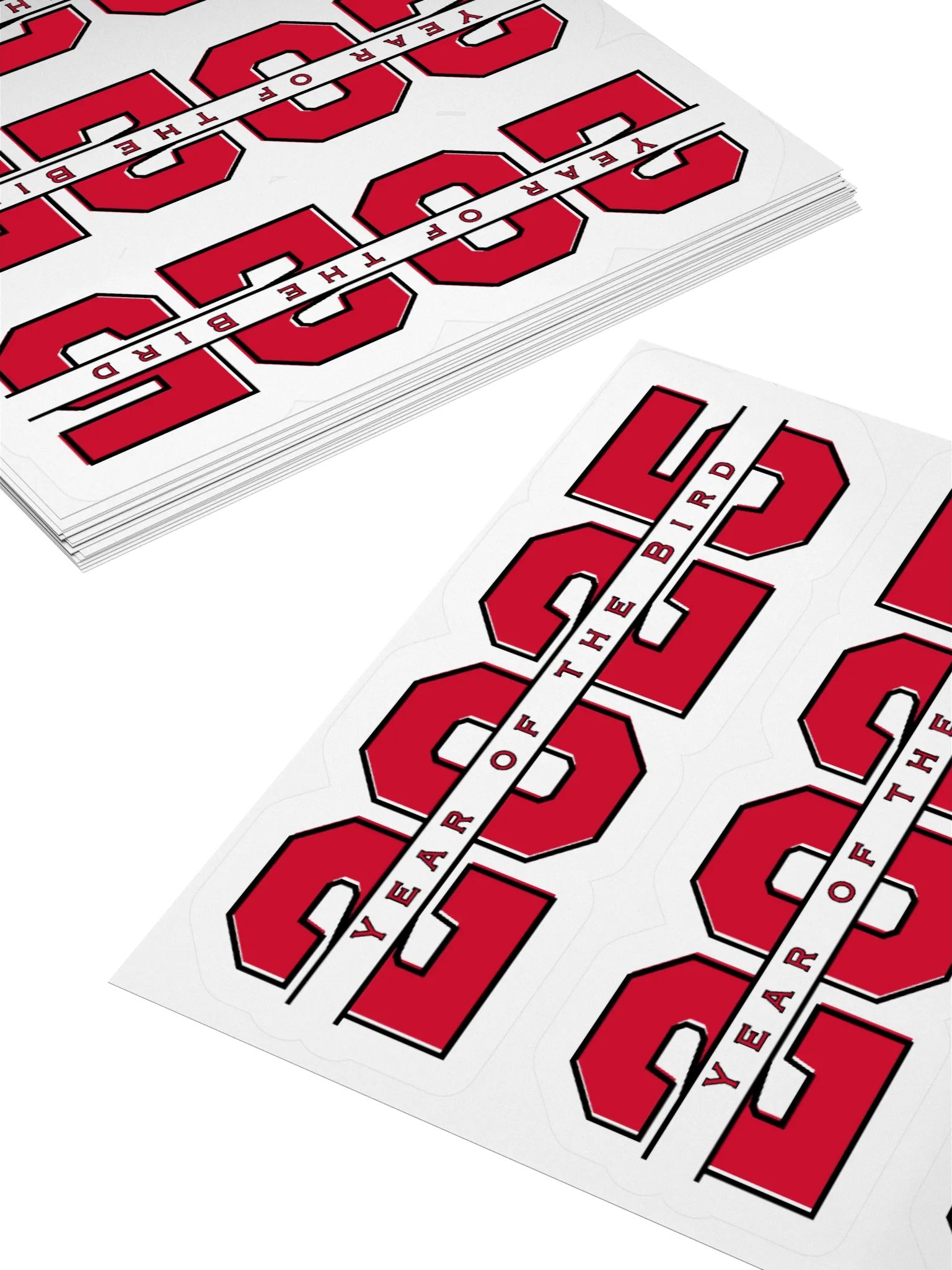 Red "Year of the Bird" Stickers product image (4)