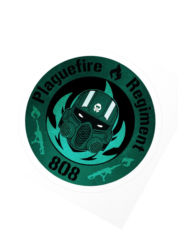 Plaguefire Regiment Sticker product image (4)