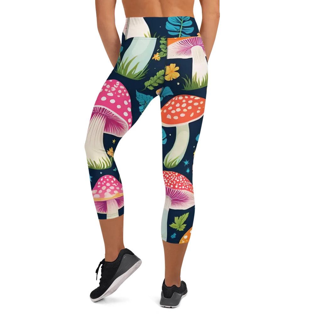 Mystic Mushroom Capri Leggings product image (8)