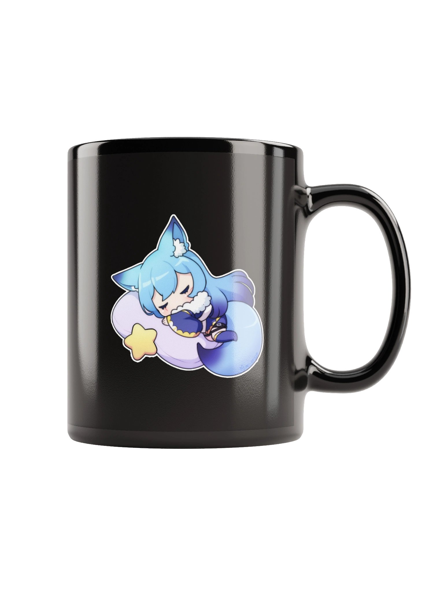 Sleepy Dimi Black Mug product image (3)