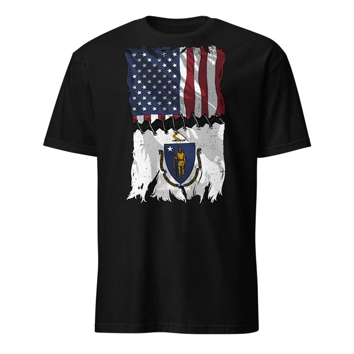 Massachusetts Stitch Flag USA product image (1)