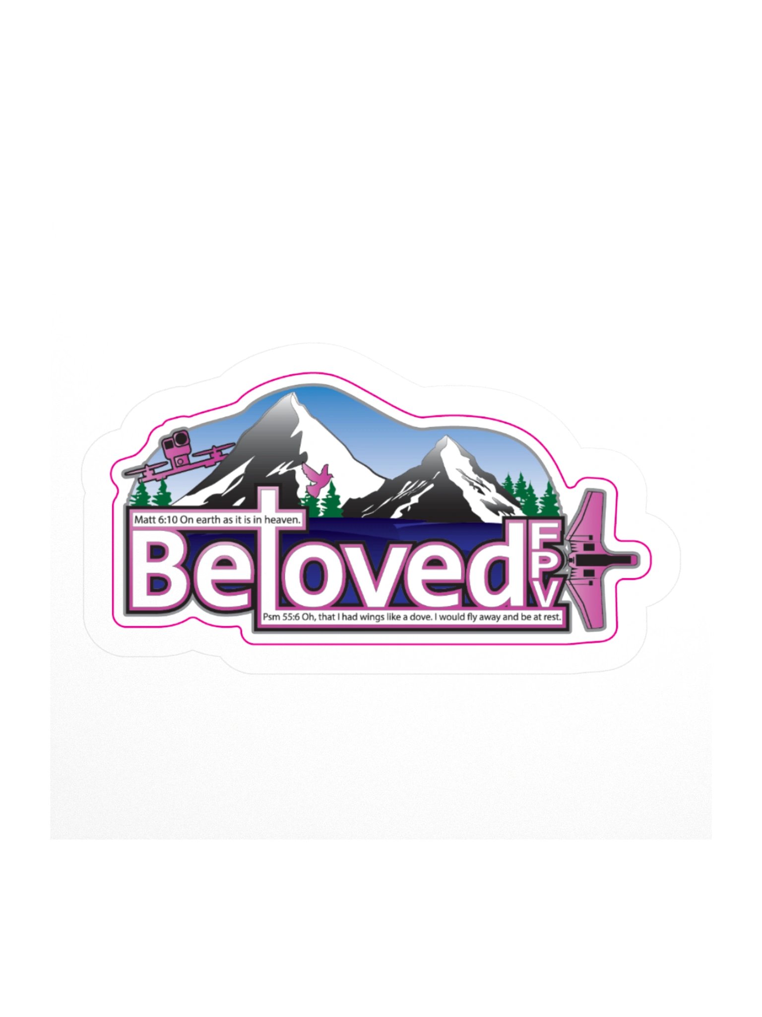 Beloved FPV Logo Sticker product image (1)