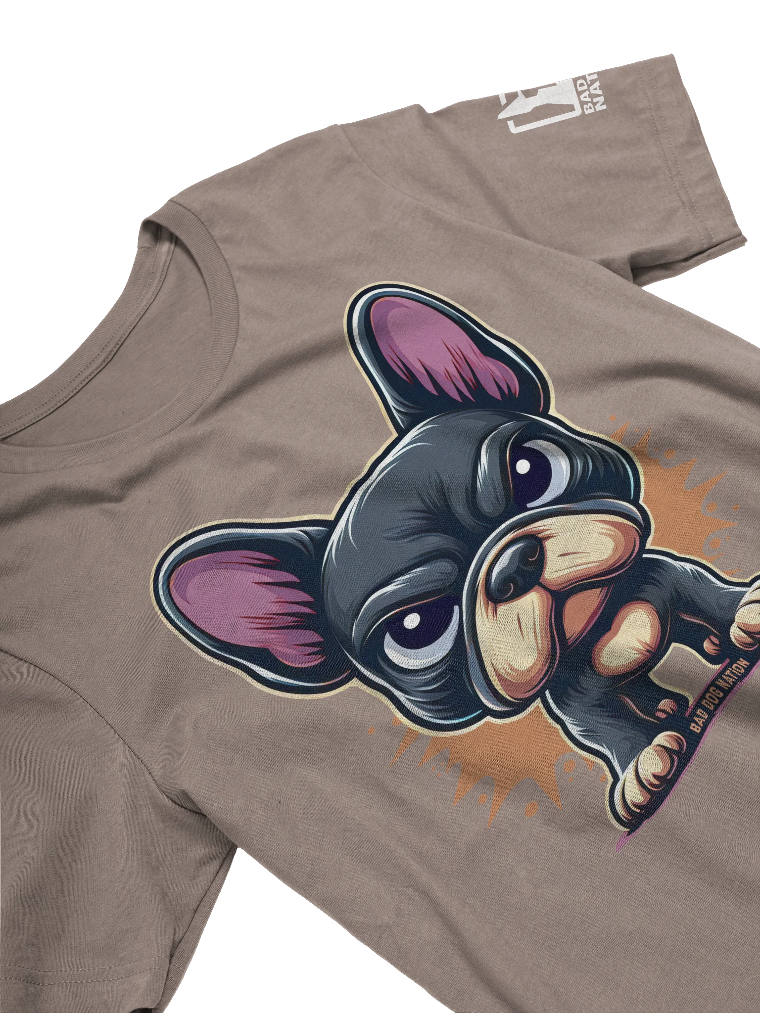 French Bulldog Angry Pup - Premium Unisex T-shirt product image (6)