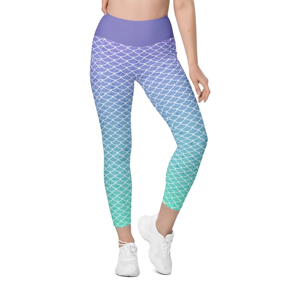 Gaming Mermaid Leggings with Pockets product image (10)