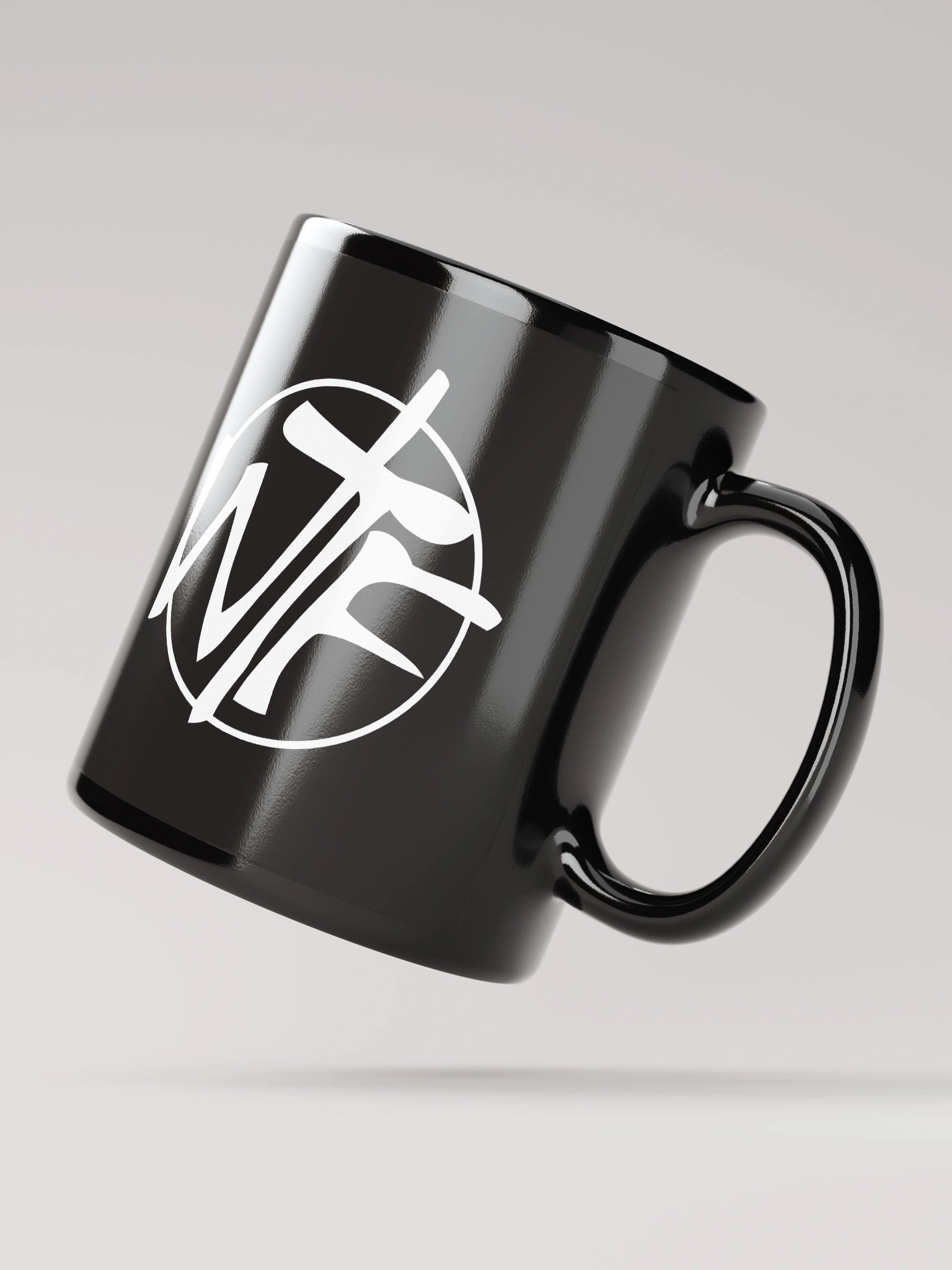 WTF Studio Mug (white on black) product image (4)