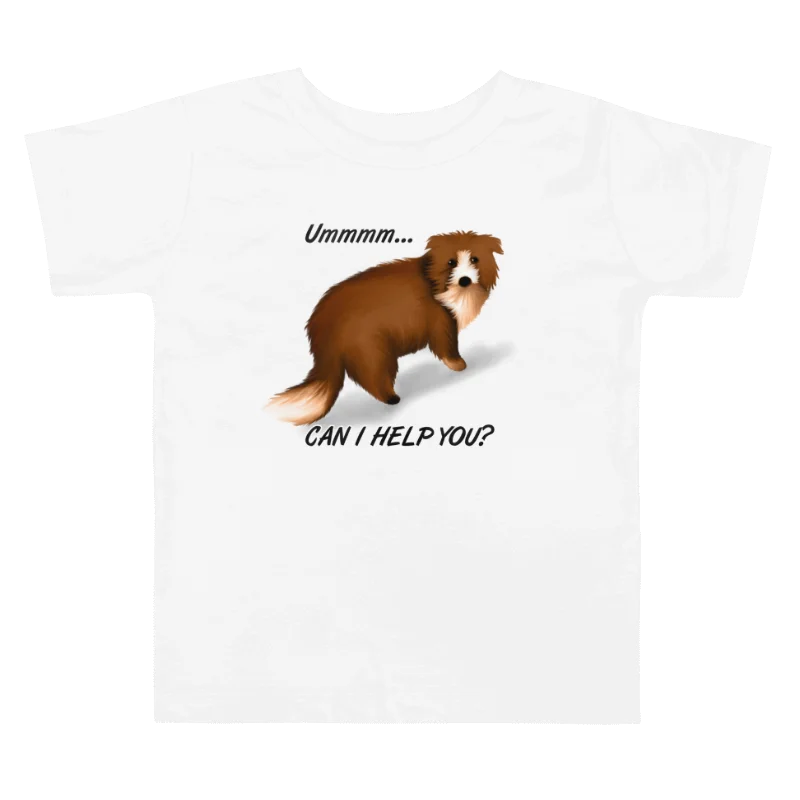 Dog "Ummm... Can I Help You?", Toddler T-Shirt - Bella+Canvas product image (1)