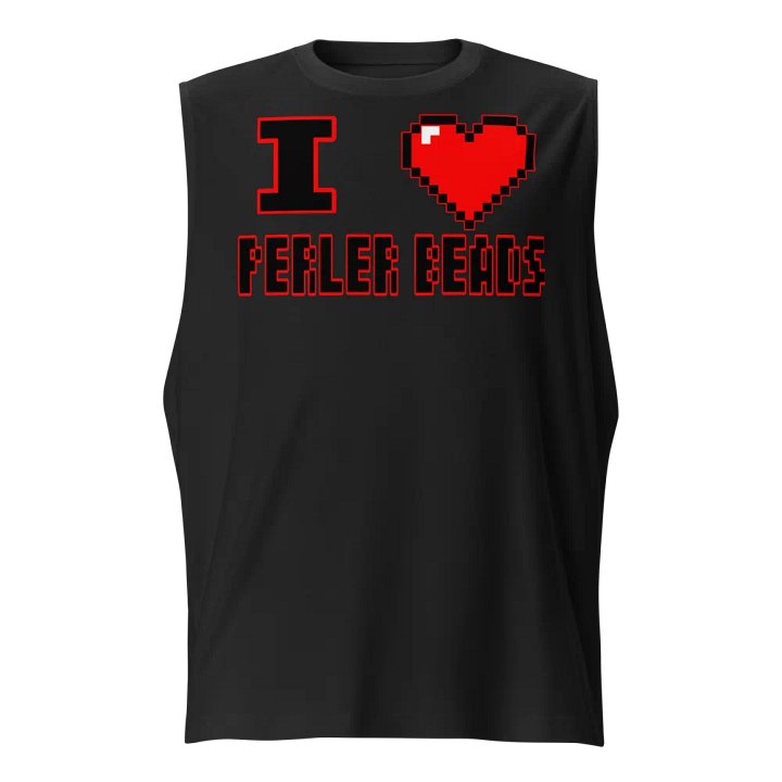 I Heart Perler Bead 2 Tank product image (1)