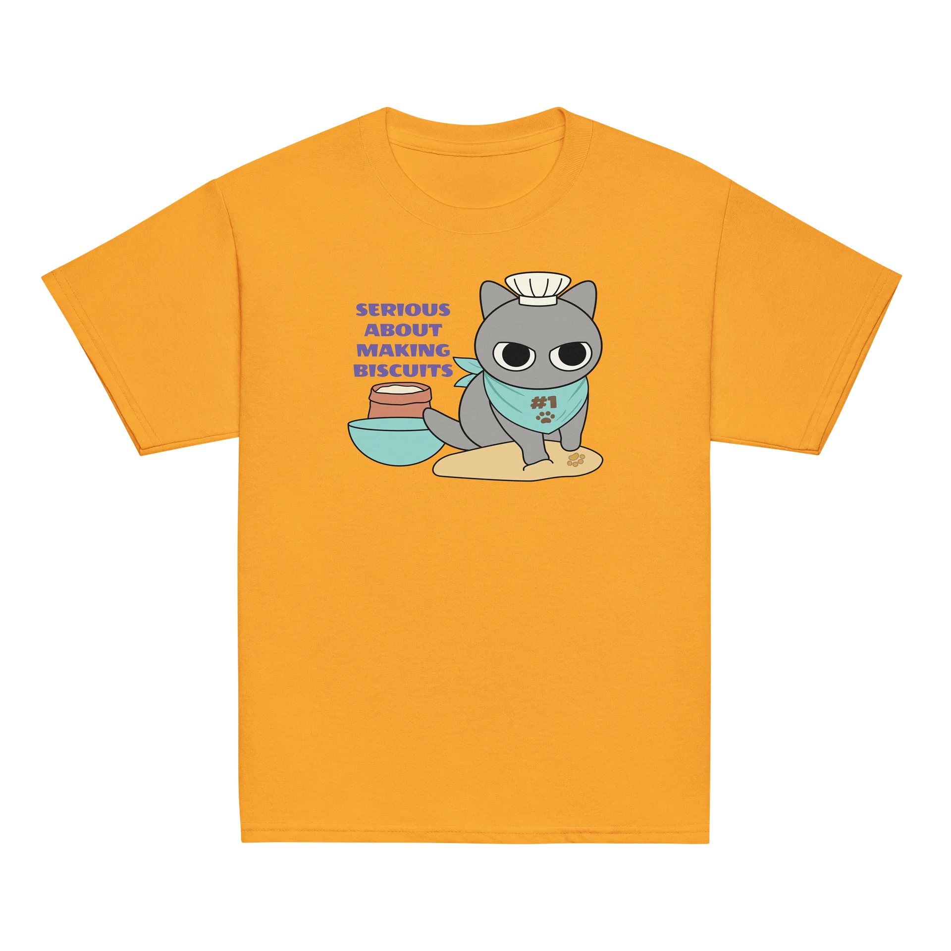 Biscuit Cat - Unisex Youth Heavyweight T-shirt product image (6)