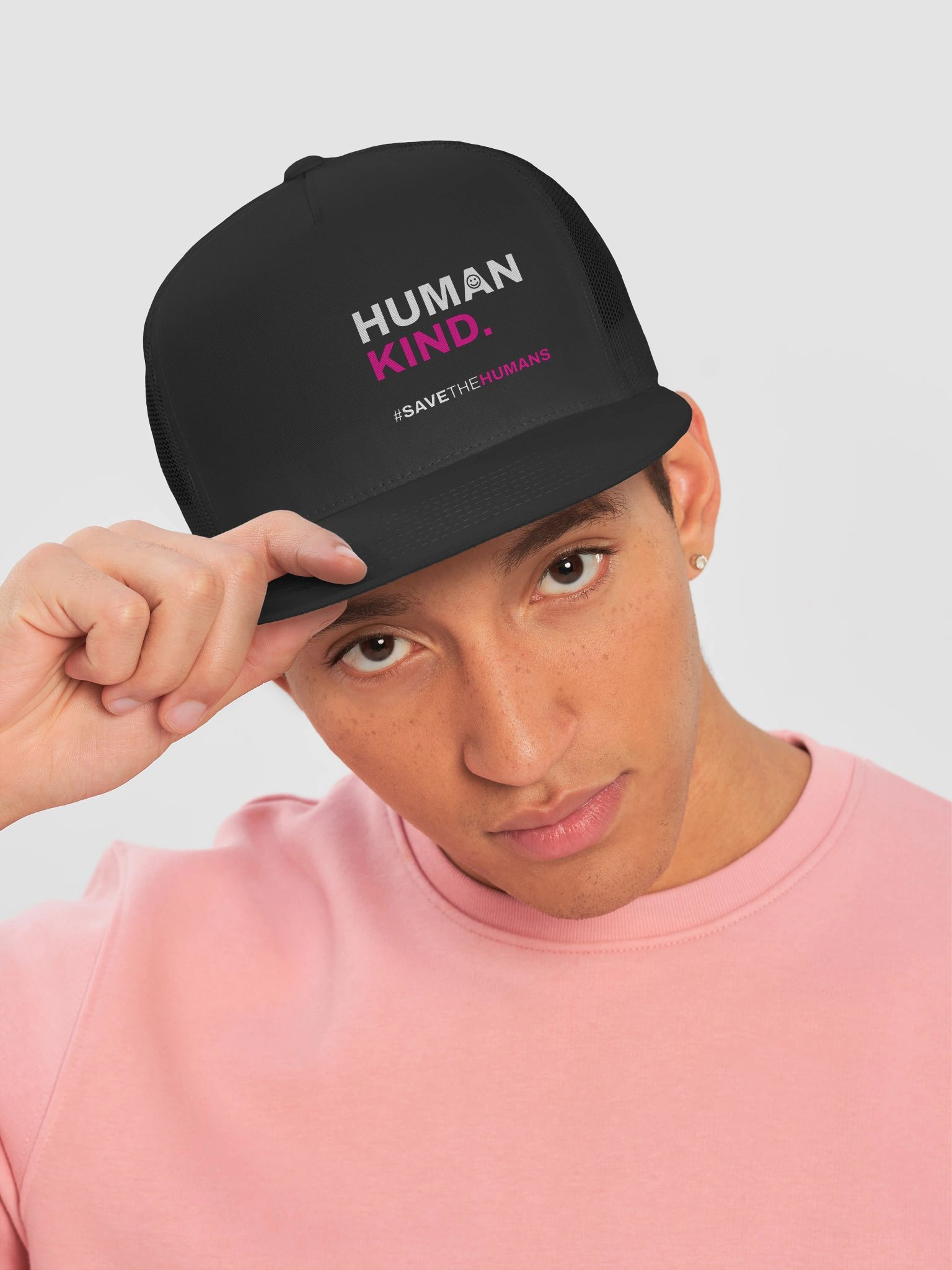 Human KIND Trucker Cap — Black product image (3)
