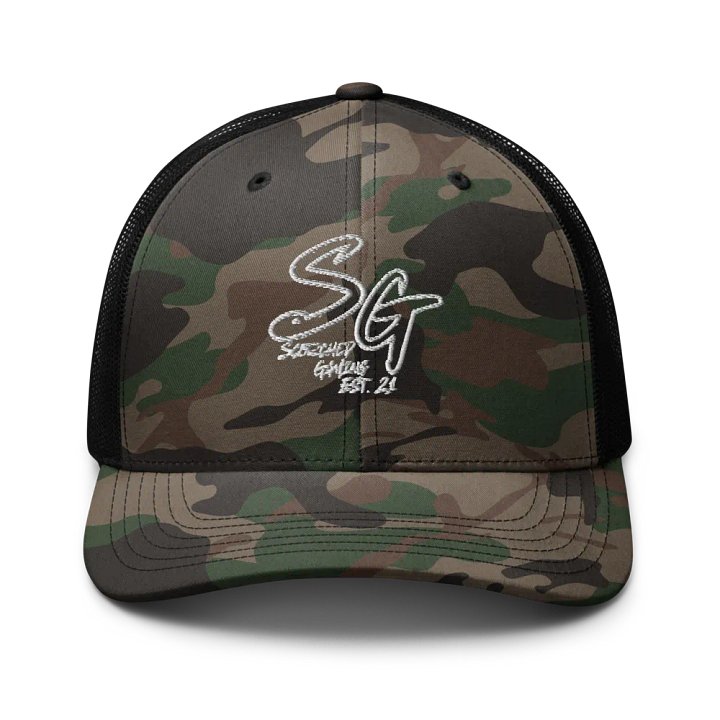 Scorched Gaming Camo Trucker Hat product image (1)