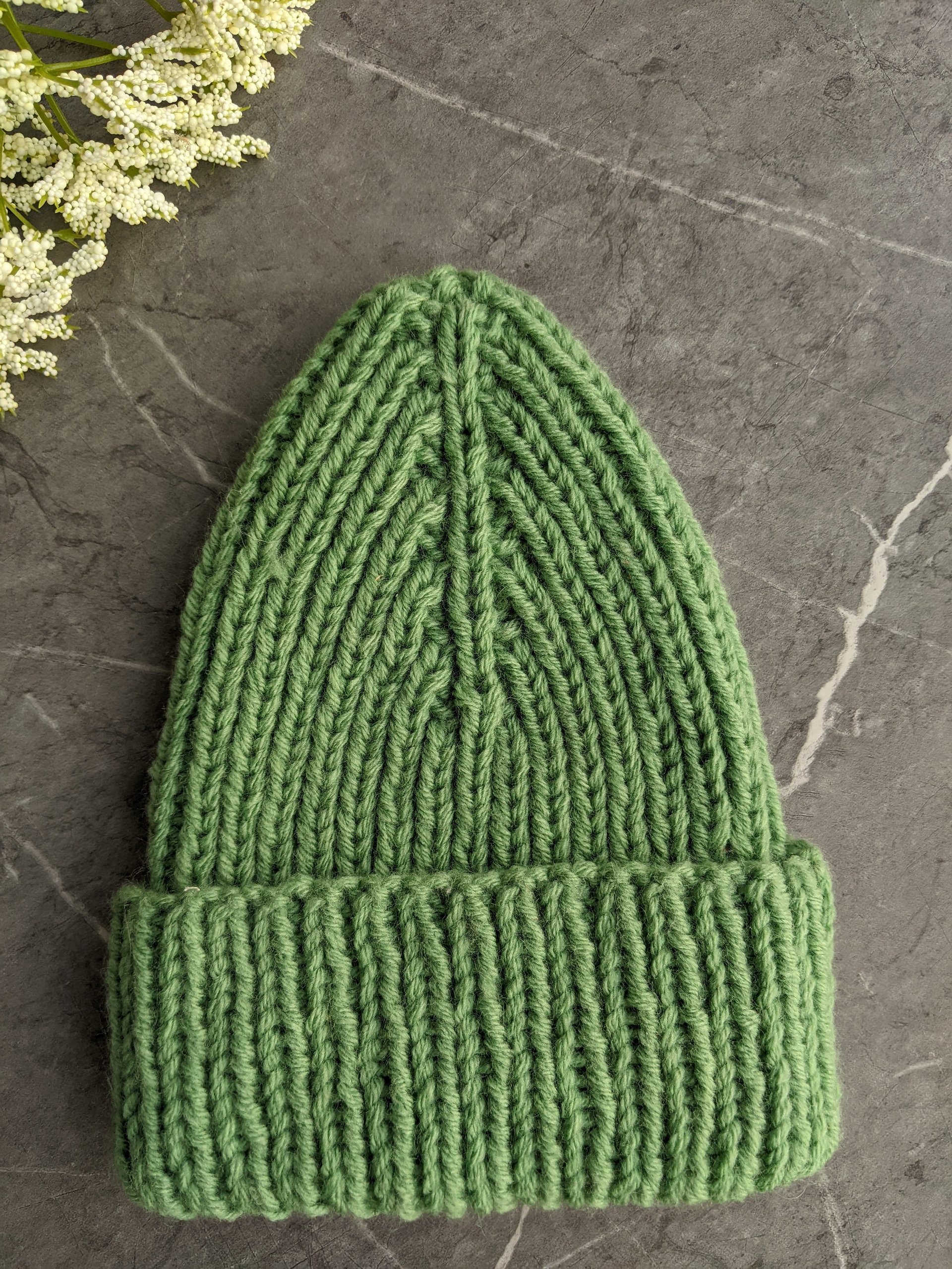 Knit Mountain Infant Baby Hat Pattern product image (5)