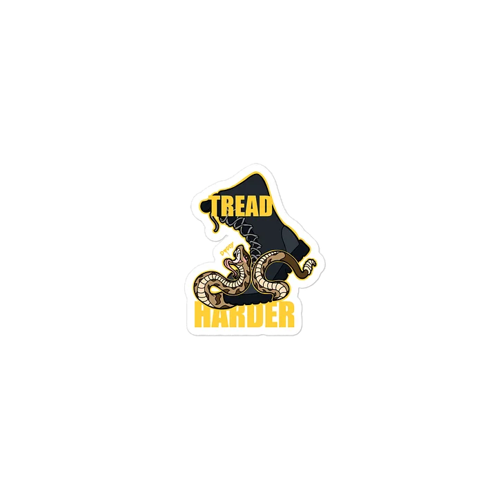 Tread Harder (d-cut sticker) product image (2)
