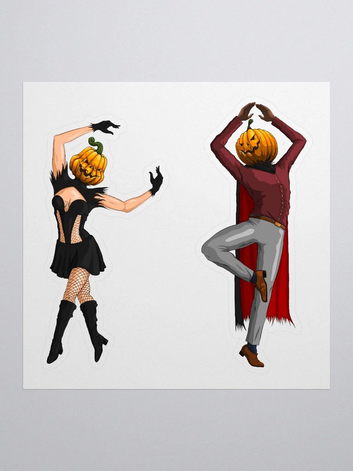 Pumpkin Village People Stickers CA product image (1)