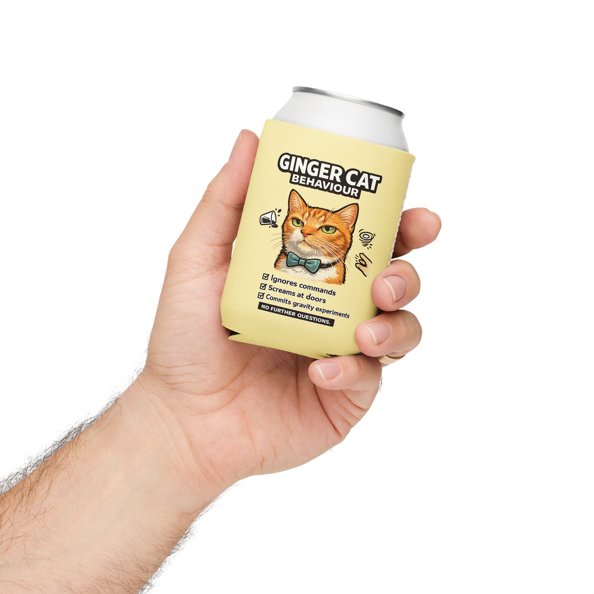Ginger Cat Behavior Can Cooler product image (4)