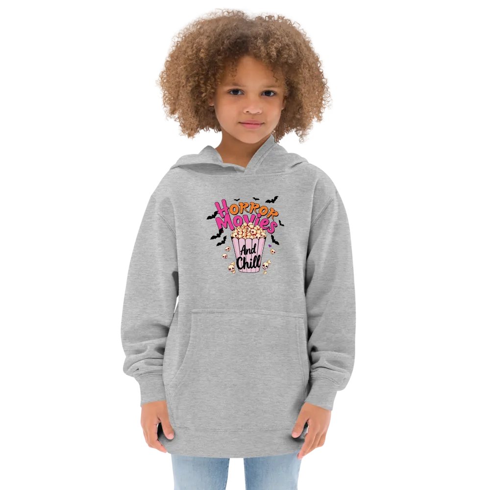 Horror Movies and Chill Popcorn Youth Pullover Fleece product image (30)