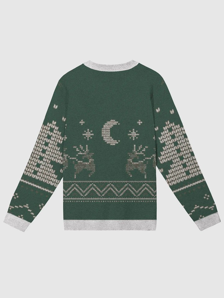 Celestial Green Reindeer Knit Sweater product image (2)
