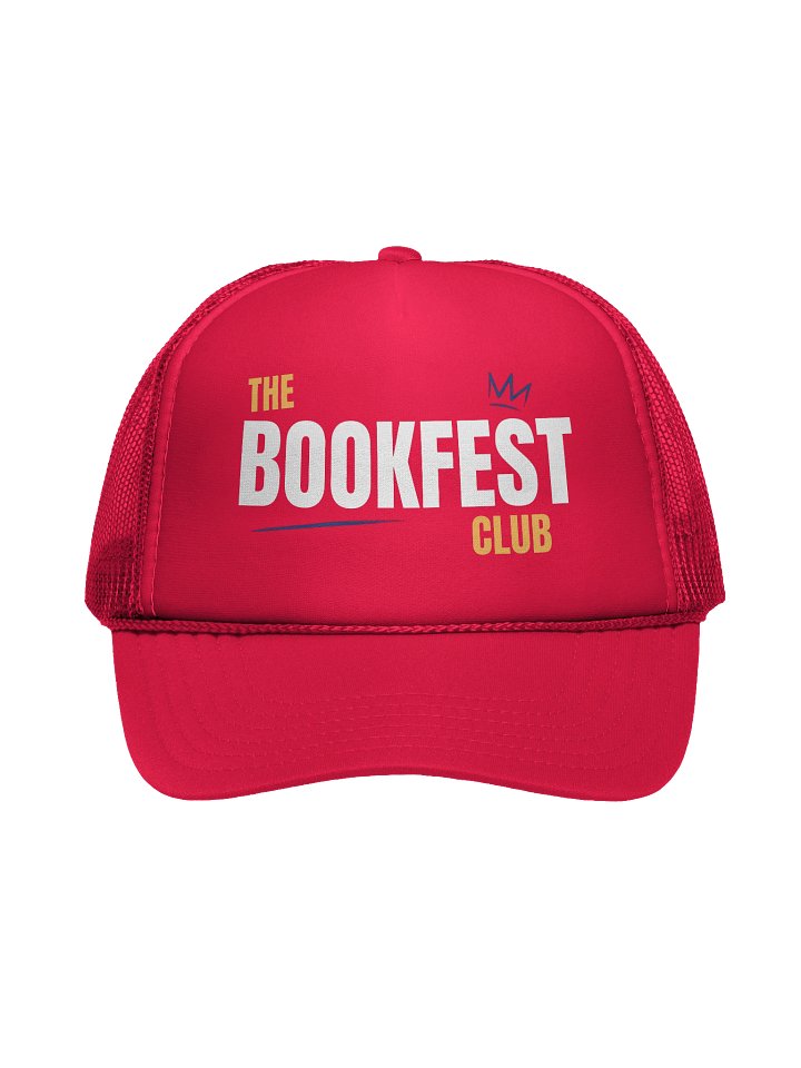 The Bookfest Club Logo Foam Trucker Hat product image (25)